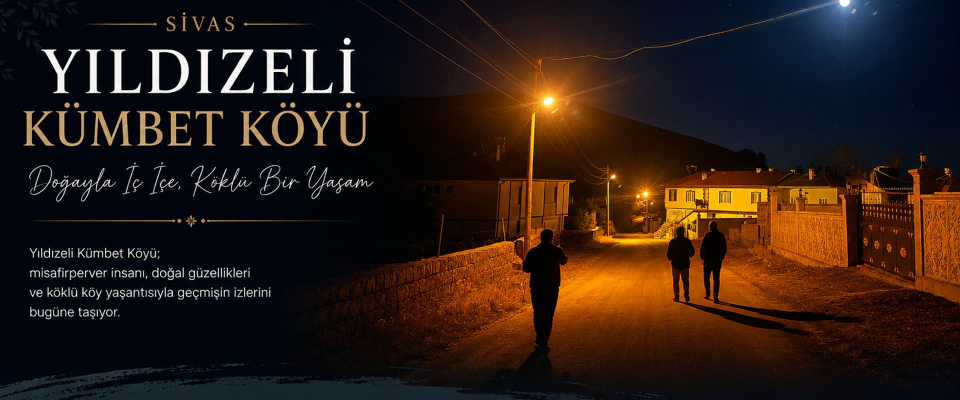 Kümbet Köyü gece manzarası